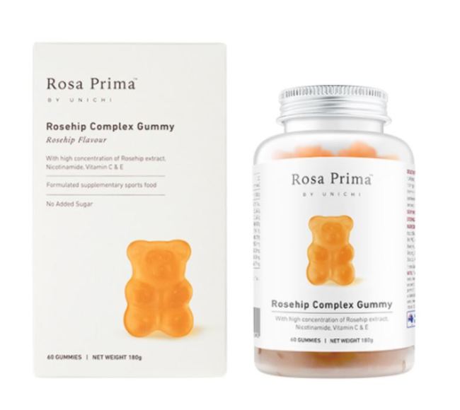 Unichi Rosa Prima Rosehip Complex Gummy 60 cap