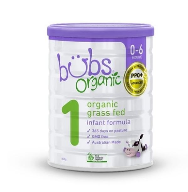 bubs Organic Grass Fed Infant Formula 1 800g