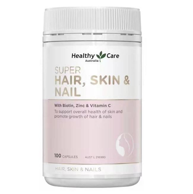 Healthy Care Super Hair, Skin &amp; Nail 100cap