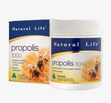 Natural Life Propolis Capsules 1000mg 365 Caps