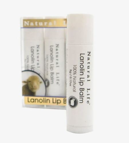 Natural Life Lanolin Lip Balm 5gm (3 pack)