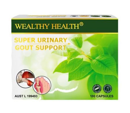 Wealthy Health SUPER URINARY GOUT SUPPORT 100&#039;S