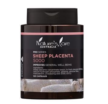 Nature&#039;s Care Pro Sheep Placenta 5000mg 120&#039;s