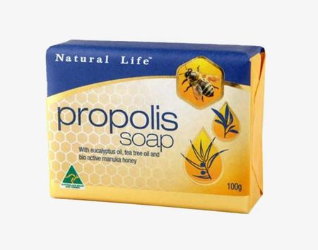 Natural Life Propolis Soap w/ Tea Tree, Eucalyptus &amp; Manuka Honey 100g