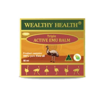Wealthy Health TRIPLE ACTIVE EMU  BALM 4kg 50ML