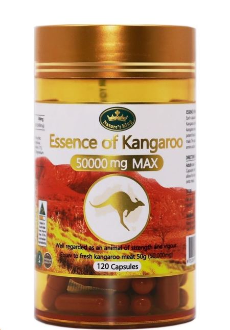 Nature&#039;s King Essence of Kangaroo 50000mg MAX 120s