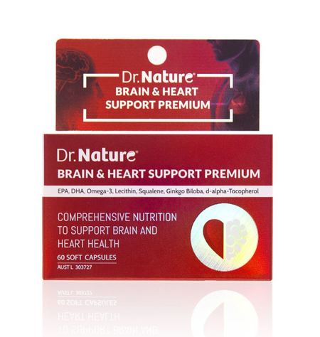 Dr. Nature Brain&amp;Heart Support Premium 60s blister (5 in 1)pharm 60S