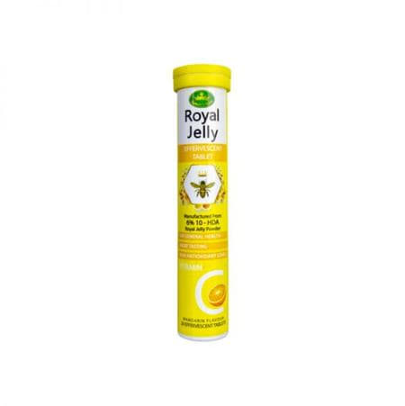 Nature&#039;s King Royal Jelly Effervescent Tablets with Vitamin C 20s