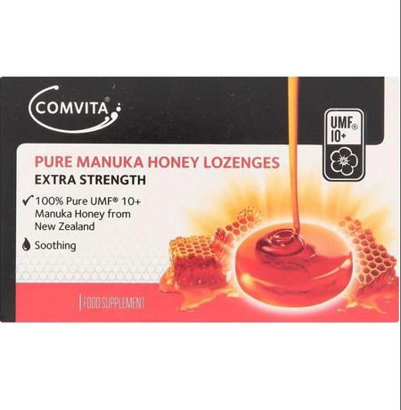 Comvita PURE MANUKA HONEY LOZENGES EXTRA STRENGTH 10+ 16 cap