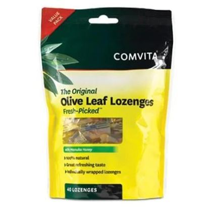 Comvita The Original Olive Leaf Lozenges Fresh-Picked 40 Lozenges