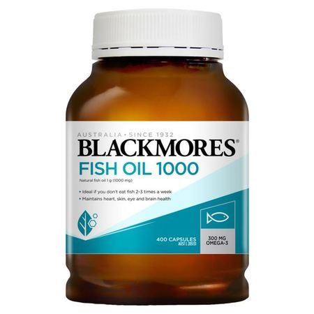 Blackmores fish oil 1000 odourless 400cap