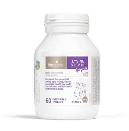 Bio Island Lysine Step Up for Youth Stage 2 60cap
