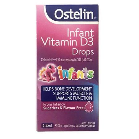 Ostelin Infant Vitamin D3 Drops 2.4ml