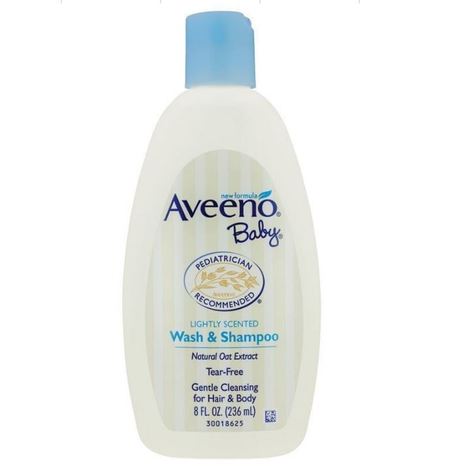 Aveeno Baby Lightly Scented Wash &amp; Shampoo 236ml