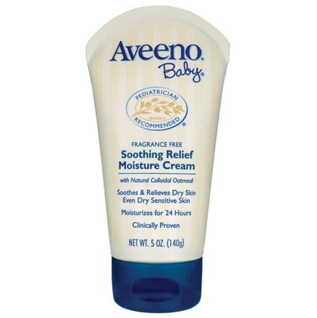 Aveeno Baby Soothing Relief Moisture Cream Fragrance Free 140g