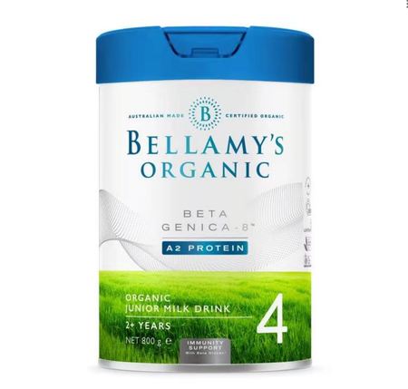 Bellamy&#039;s Organic Beta Genica-8 A2 Protein 4 800g