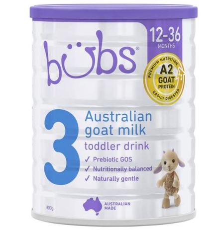 bubs Australian Goat Milk Toddler Drink 3 800g