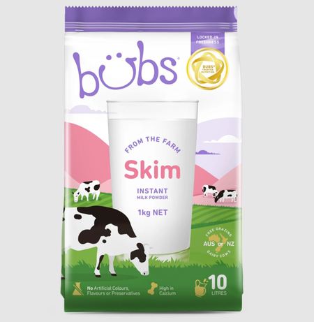 bubs Skim Milk 1kg