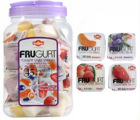 New Choice Yogurst Style Snacks (Strawberry, Peach, Blueberry, Mandarin) 45