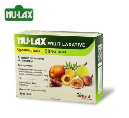 Nu-Lax Fruit Laxative Natural Senna 50cap