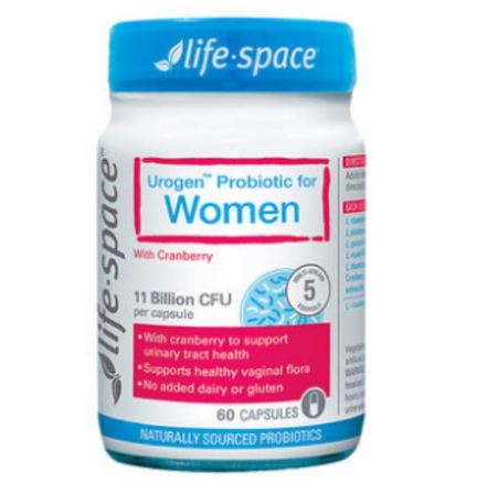 Life Space Urogen Probiotic for Women 60cap