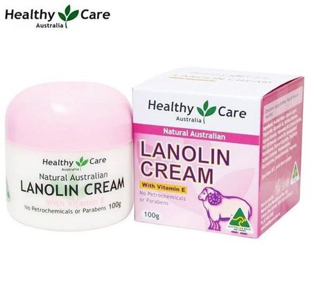 Healthy Care Lanolin Cream with Vitamin E 100g