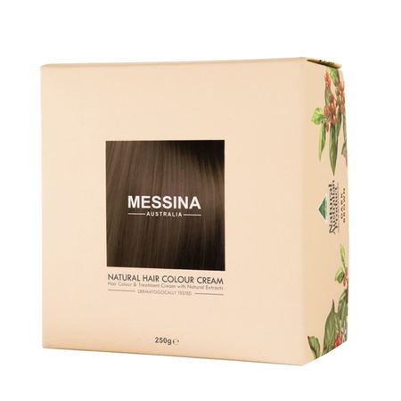 Messina Natural Hair Color Cream Dark Brown 250g