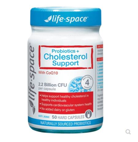 Life Space Probiotics + Cholesterol Support 50cap