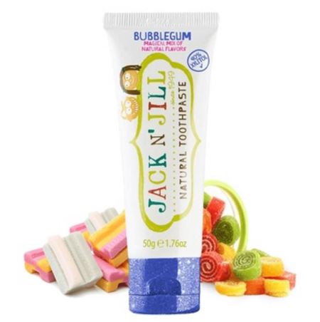 Jack N&#039; Jill Natural Toothpaste Bubblegum Flavour 50g