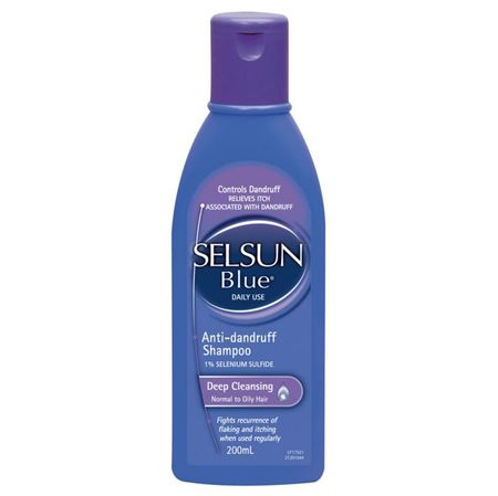 Selsun Blue Anti-Dandruff Shampoo Deep Cleaning (Purple Cap) 200ml