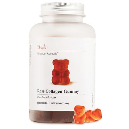 Unichi Bear Collagen Gummy Rosehip Flavour 60 cap