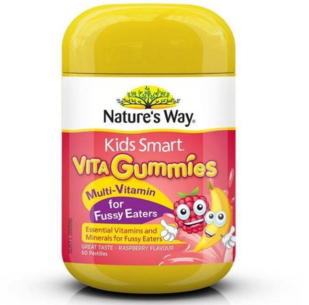 Nature&#039;s Way Kids Smart VitaGummies Multivitamin for Fussy Eaters 60cap