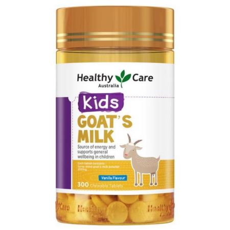 Healthy Care Kids Goat&#039;s Milk Chewable Tablets 30cap