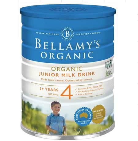 Bellamy&#039;s Organic Organic Junior Milk Drink 3+ Years 4 900g