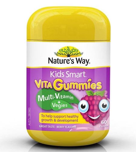 Nature&#039;s Way Kids Smart VitaGummies Multivitamin + Vegies 60cap