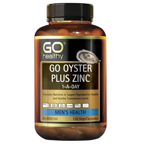 Go healthy Go Oyster Plus Zinc 1-a-Day Men&#039;s Health 120cap