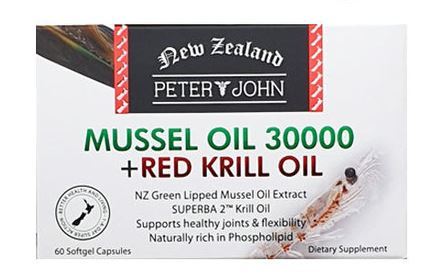 피터앤존 초록입홍합 30000 + 레드 크릴 60캡슐 / Peter&amp;amp;John Mussel Oil 30000 + Red Krill Oil 60Caps