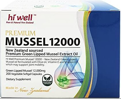 하이웰 프리미엄 초록입홍합 오일 머슬 12000 200 / Hi Well Premium Mussel 12000 200Softgels