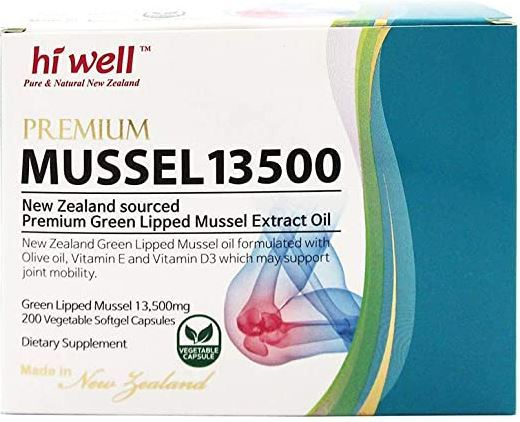 하이웰 초록입홍합 13500 200베지캡슐 / Hi Well Premium Mussel 13500 200Softgels