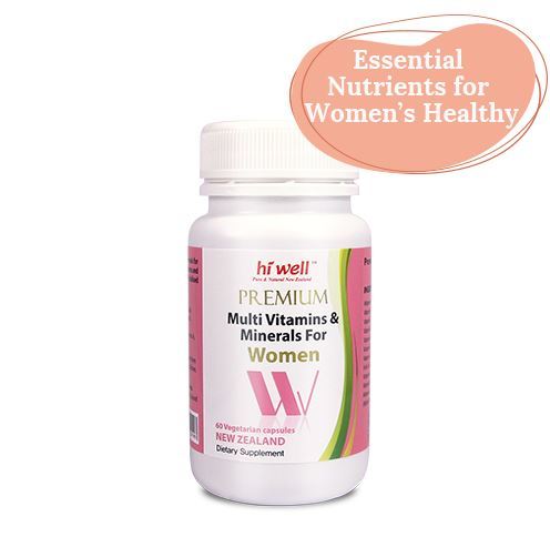 하이웰 프리미엄 여성 멀티비타민&amp;미네랄 60베지캡슐/Hi Well Premium Vitamins Minerals Women 60VegeCap