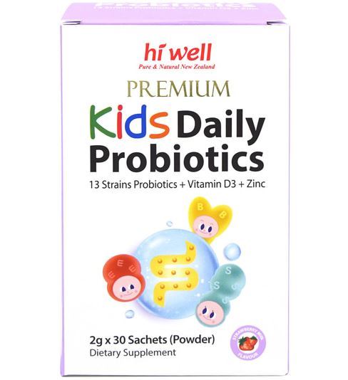 하이웰 프리미엄 키즈 프로바이오틱스 파우더 30개 / Hi Well Premium Kids  Probiotics 2g x 30