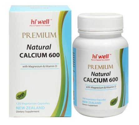 하이웰 프리미엄 내츄럴 천연 칼슘 120캡슐 /Hi Well Natural Calcium 120 Capsules