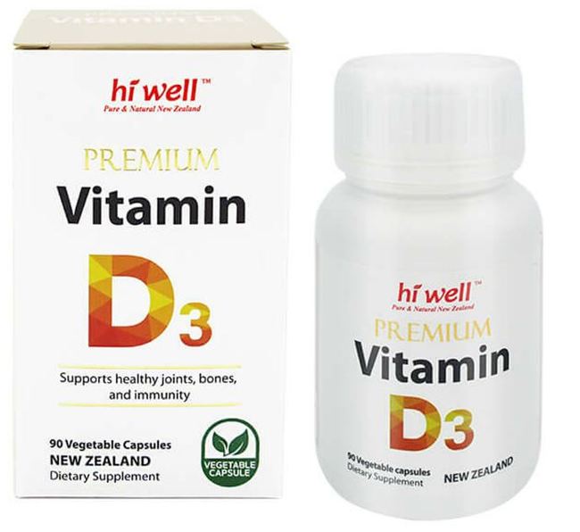 하이웰 프리미엄 비타민D3 90베지터블캡슐 / Hi Well Premium Vitamin D3 90Vegetable Capsules