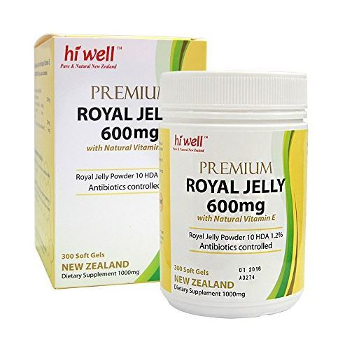 하이웰 프리미엄 로얄 젤리 천연 비타민E 300캡슐 / Hi Well Premium Royal Jelly Vitamin E 300Soft Gels