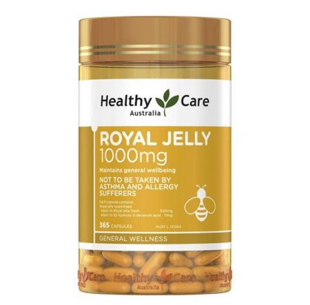 Healthy Care Royal Jelly 1000mg 365cap